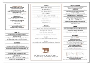 Porterhouse - Menu 111123 - PorterHouse